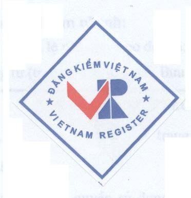 Mẫu nhãn hiệu Đăng kiểm Việt Nam VIET NAM REGISTER V R VR