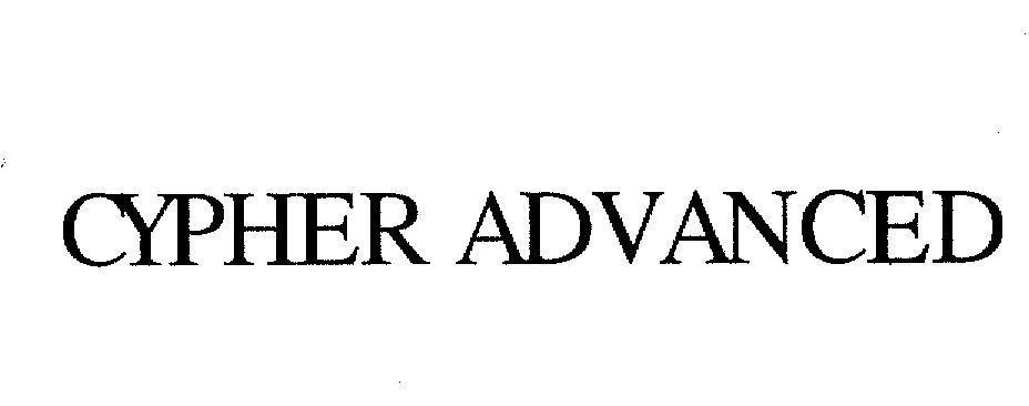 Mẫu nhãn hiệu CYPHER ADVANCED
