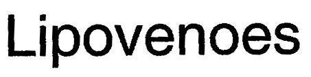 Mẫu nhãn hiệu LIPOVENOES
