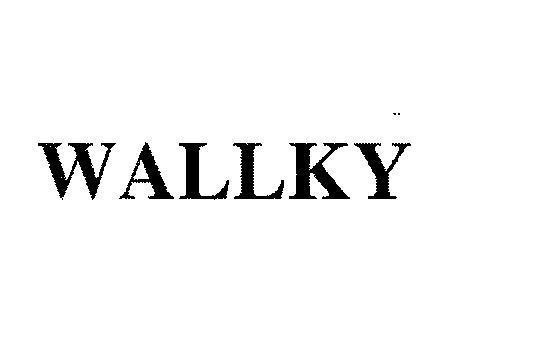 Mẫu nhãn hiệu WALLKY