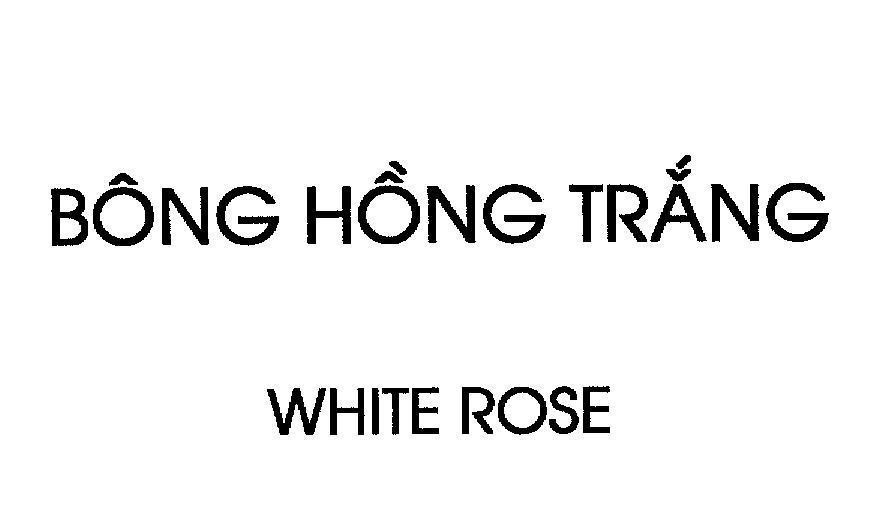 Mẫu nhãn hiệu Bông hồng trắng WHITE ROSE