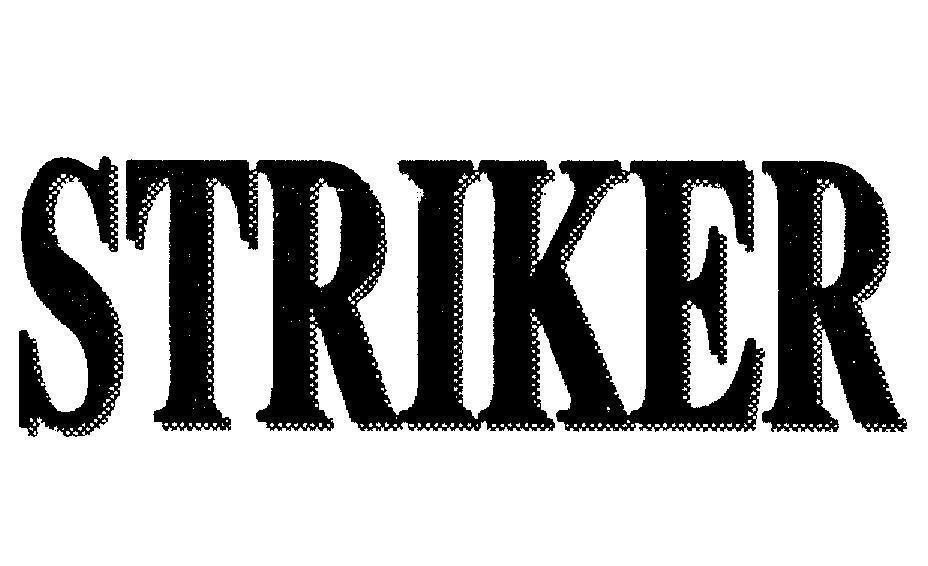 Mẫu nhãn hiệu STRIKER
