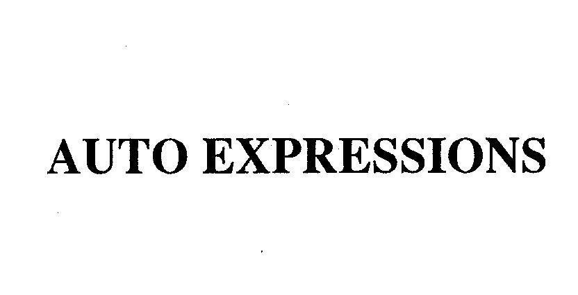 Mẫu nhãn hiệu AUTO EXPRESSIONS
