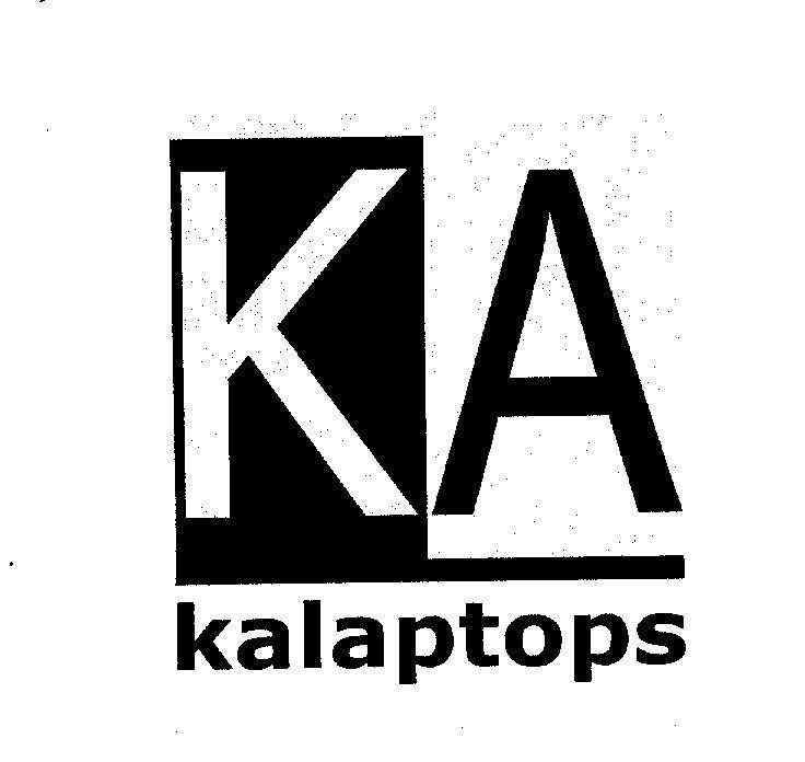 Mẫu nhãn hiệu KA KALAPTOPS