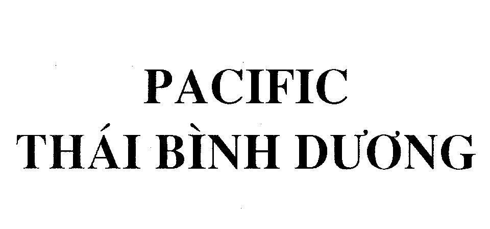 Mẫu nhãn hiệu PACIFIC Thái Bình Dương