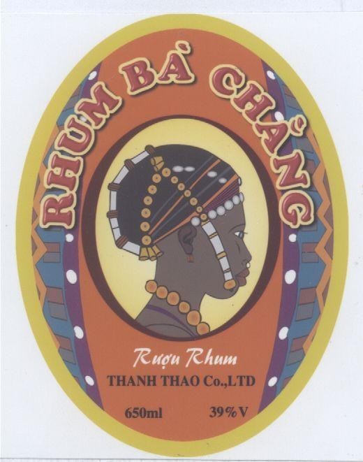 Mẫu nhãn hiệu RHUM Bà Chằng Rượu RHUM THANH THAO CO.,LTD