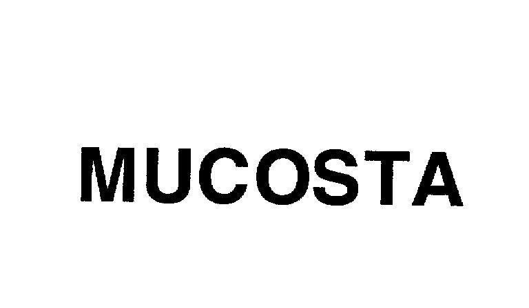Mẫu nhãn hiệu MUCOSTA