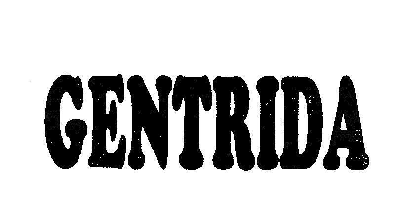 Mẫu nhãn hiệu GENTRIDA