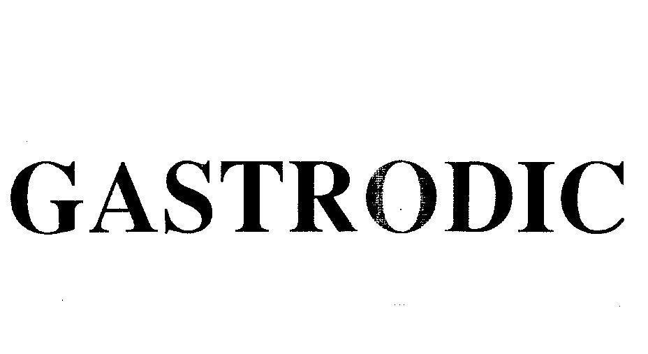 Mẫu nhãn hiệu GASTRODIC