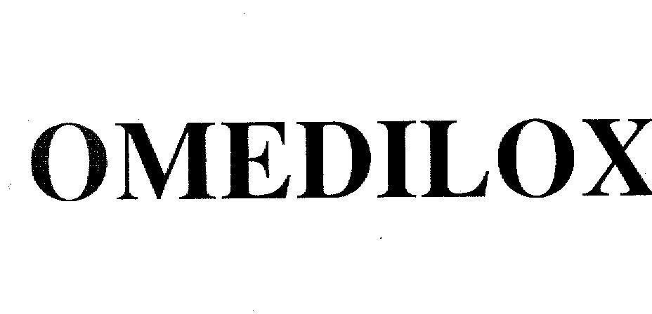 Mẫu nhãn hiệu OMEDILOX