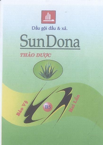 Mẫu nhãn hiệu SUNDONA THảO DƯợC