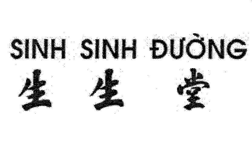 Mẫu nhãn hiệu SINH SINH ĐƯờNG SHENG SHENG Sáng Nơi tái sinh cuộc sống