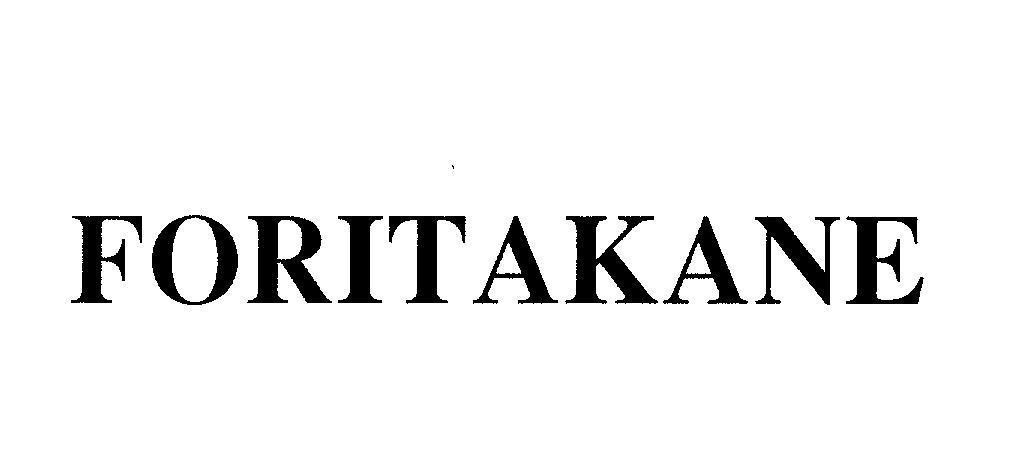 Mẫu nhãn hiệu FORITAKANE
