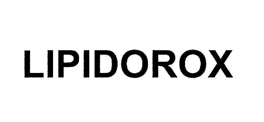Mẫu nhãn hiệu LIPIDOROX