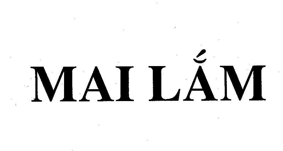 Mẫu nhãn hiệu MAI LAM