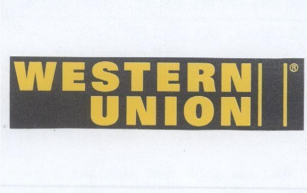 Mẫu nhãn hiệu WESTERN UNION