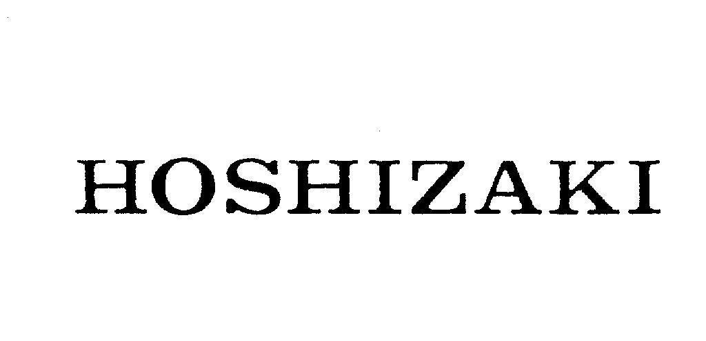 Mẫu nhãn hiệu HOSHIZAKI
