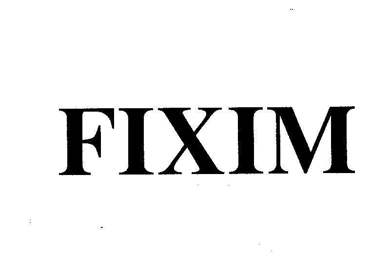 Mẫu nhãn hiệu FIXIM