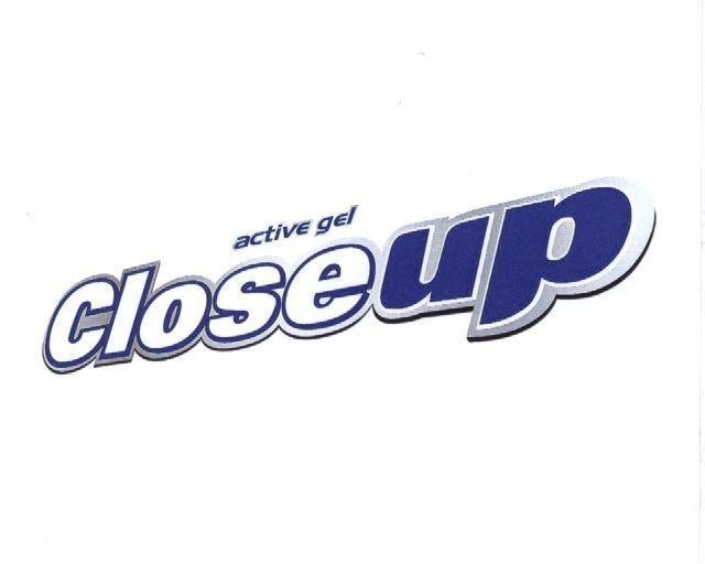 Mẫu nhãn hiệu ACTIVE GEL CLOSEUP