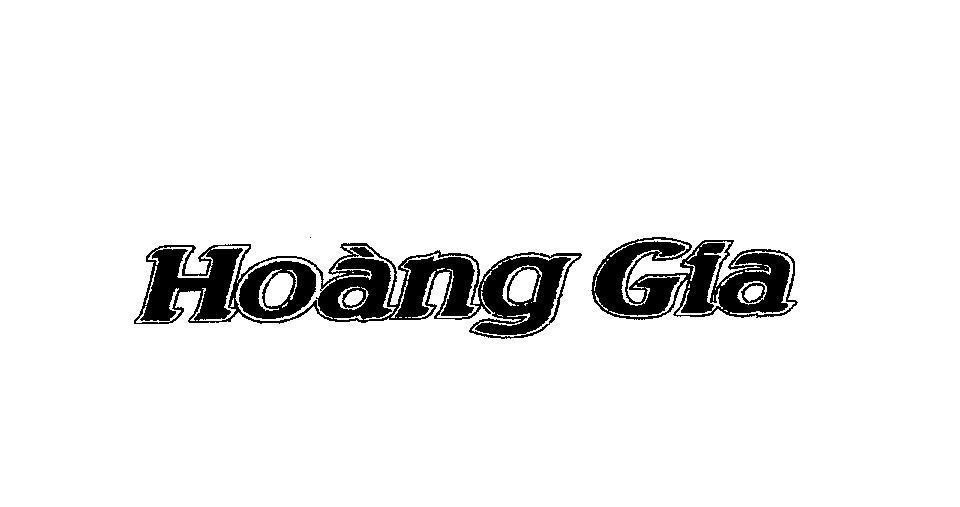 Mẫu nhãn hiệu HOANG GIA