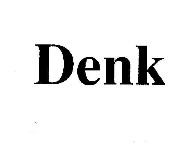 Mẫu nhãn hiệu DENK