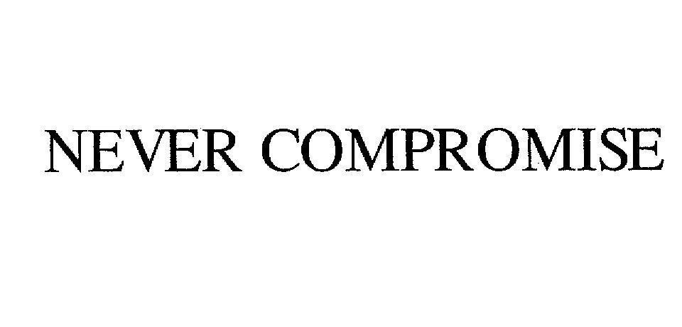 Mẫu nhãn hiệu NEVER COMPROMISE
