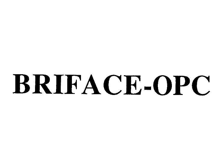 Mẫu nhãn hiệu BRIFACE-OPC