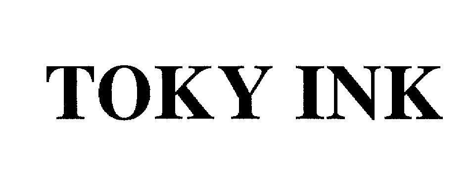 Mẫu nhãn hiệu TOKY INK