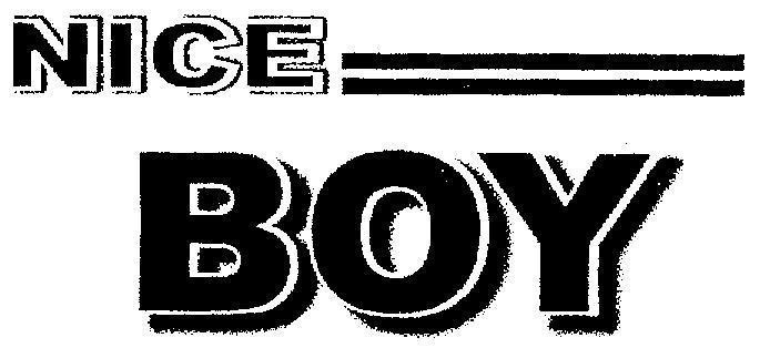Mẫu nhãn hiệu NICE BOY