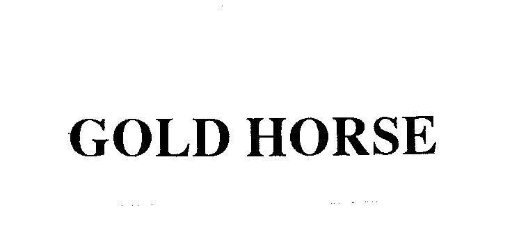 Mẫu nhãn hiệu GOLD HORSE