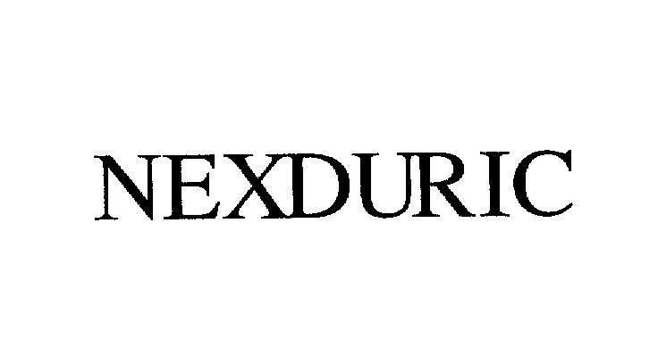 Mẫu nhãn hiệu NEXDURIC
