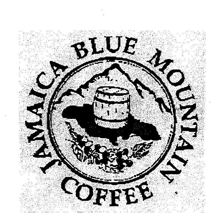 Mẫu nhãn hiệu JAMAlCA BLUE MOUNTAlN COFFEE