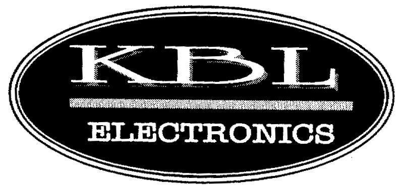 Mẫu nhãn hiệu KBL ELECTRONICS