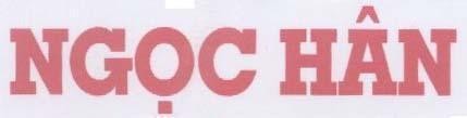 Mẫu nhãn hiệu NGọC HÂN