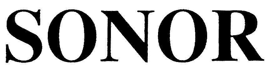 Mẫu nhãn hiệu SONOR