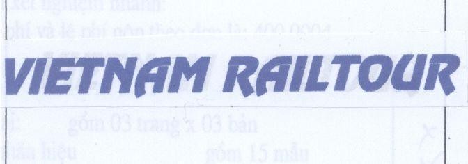 Mẫu nhãn hiệu VIETNAM RAILTOUR