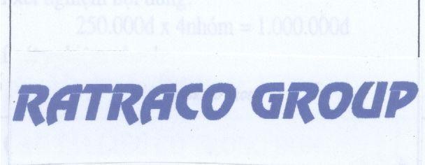 Mẫu nhãn hiệu RATRACO GROUP