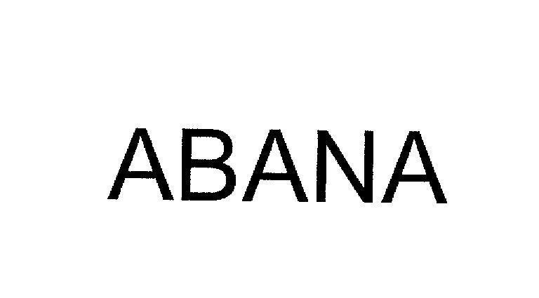 Mẫu nhãn hiệu ABANA