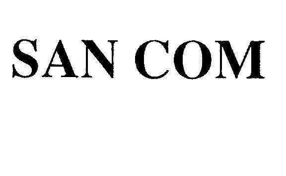 Mẫu nhãn hiệu SAN COM
