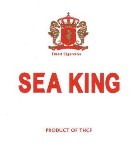 Mẫu nhãn hiệu SEA KING PRODUCT OF THCF FINEST CIGARETTES