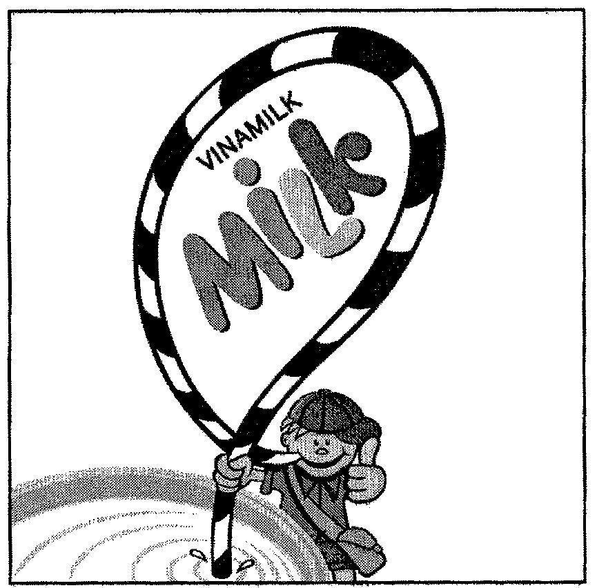 Mẫu nhãn hiệu VINAMILK MILK