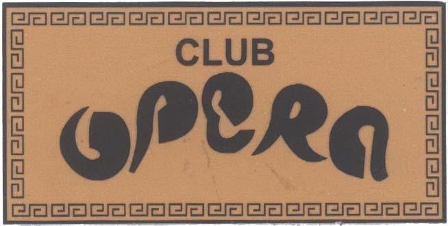 Mẫu nhãn hiệu CLUB OPERA