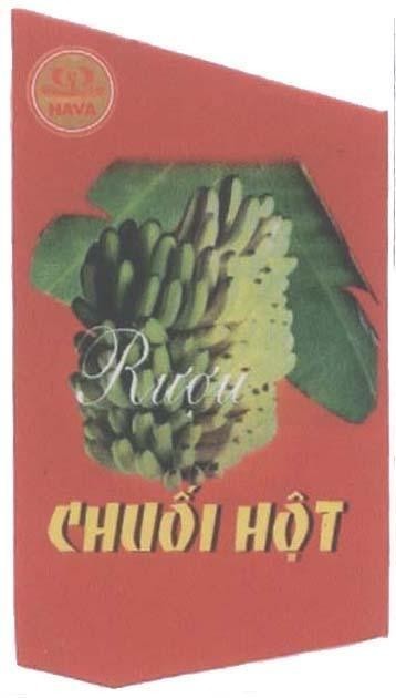 Mẫu nhãn hiệu HAVA Rượu Chuối Hột