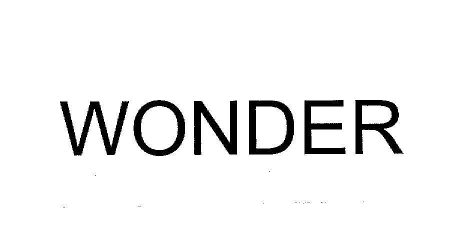 Mẫu nhãn hiệu WONDER