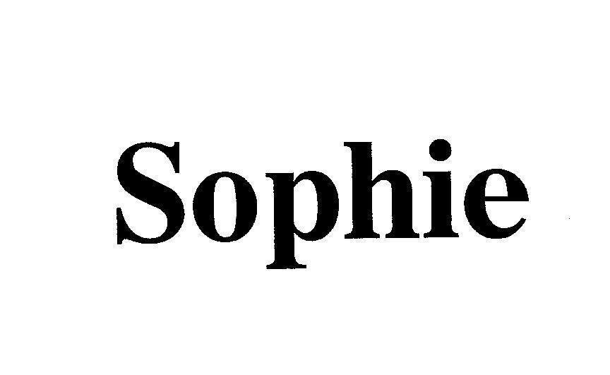 Mẫu nhãn hiệu SOPHIE