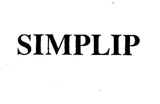 Mẫu nhãn hiệu SIMPLIP