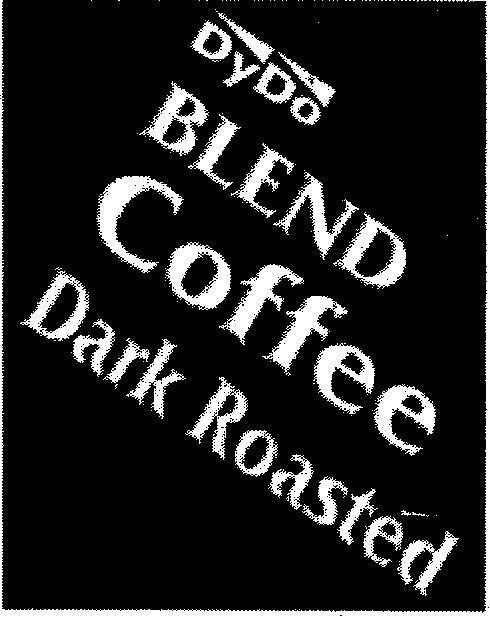 Mẫu nhãn hiệu DYDO BLEND COFFEE DARK ROASTED