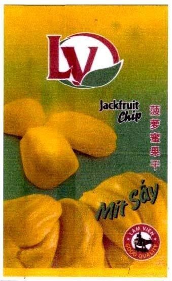 Mẫu nhãn hiệu LV Mít Sấy JACKFRUIT CHIP LAM VIEN