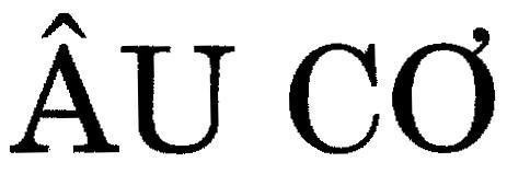 Mẫu nhãn hiệu ÂU CƠ