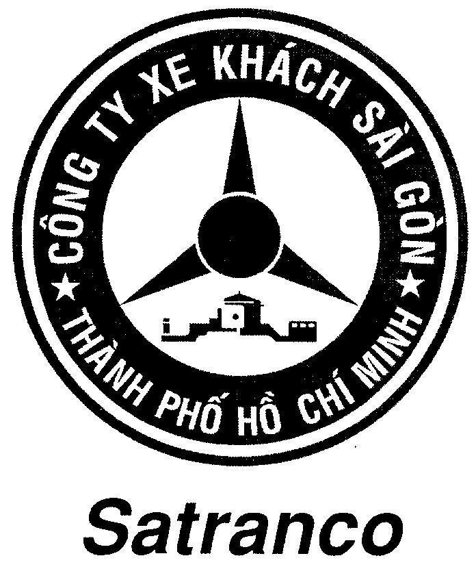 Mẫu nhãn hiệu CÔNG TY XE KHáCH SàI GòN THàNH PHố Hồ CHí MINH SATRANCO